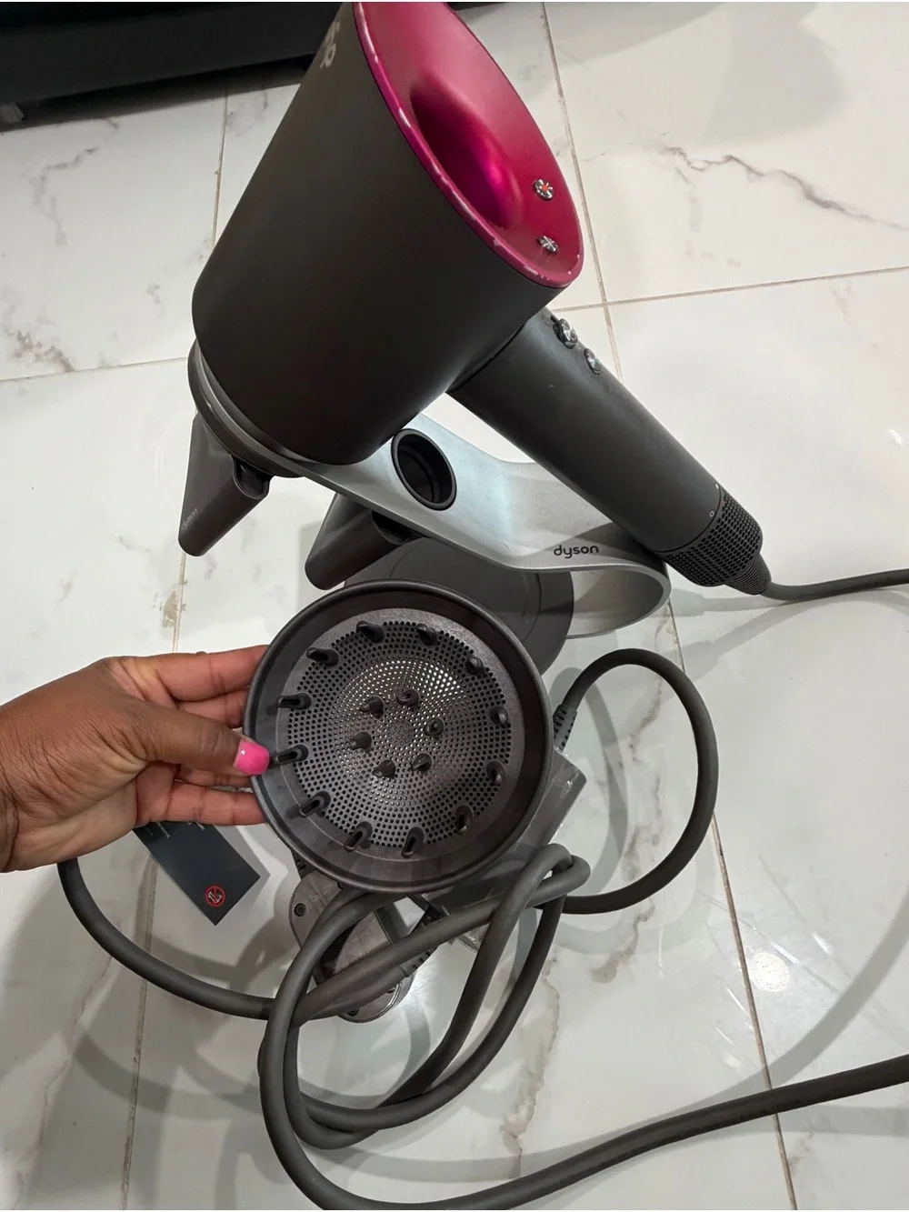 Dyson Supersonic Hair Dryer in Pink and Silver